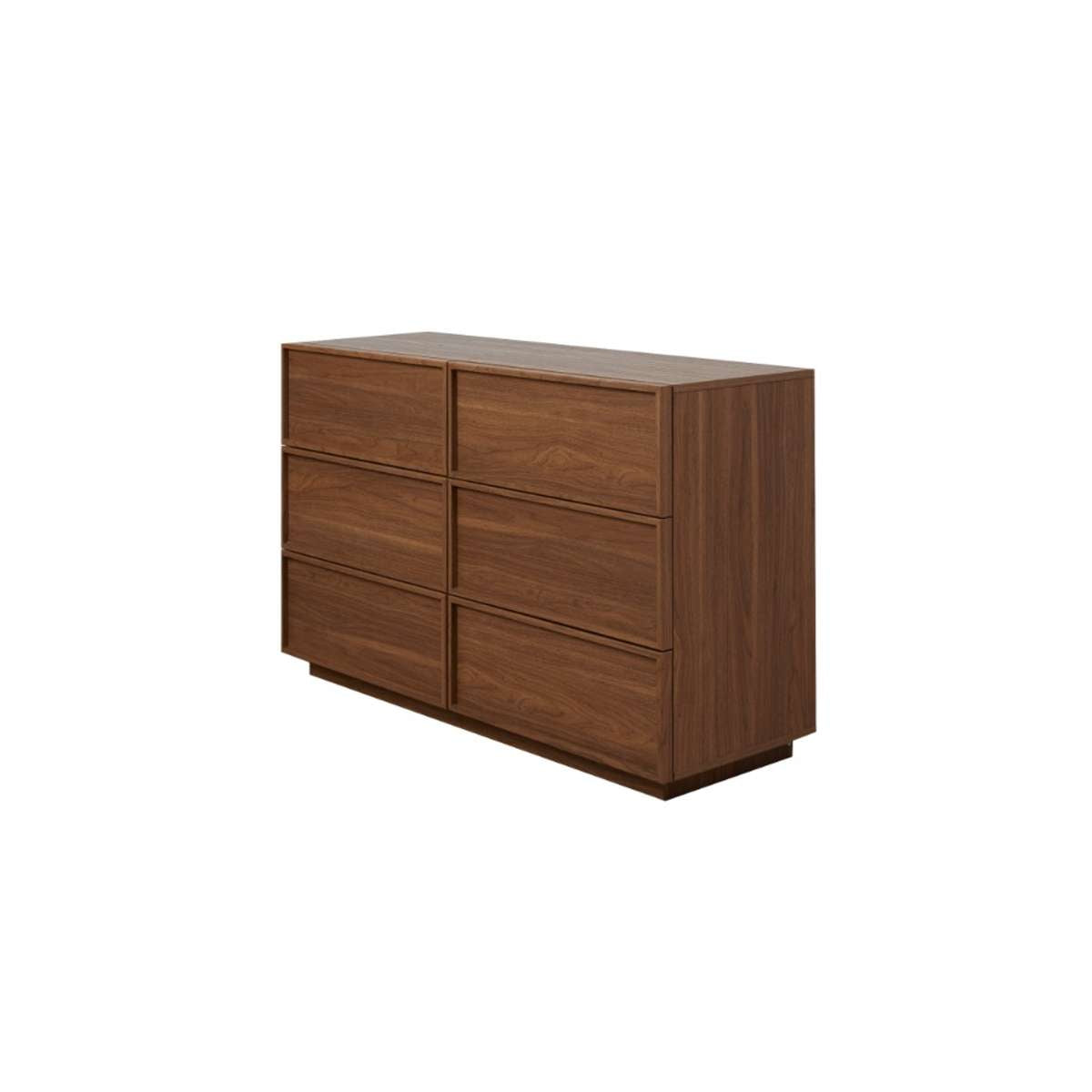 Osaka Six Drawer in Walnut | Modern Drawers | Mocka