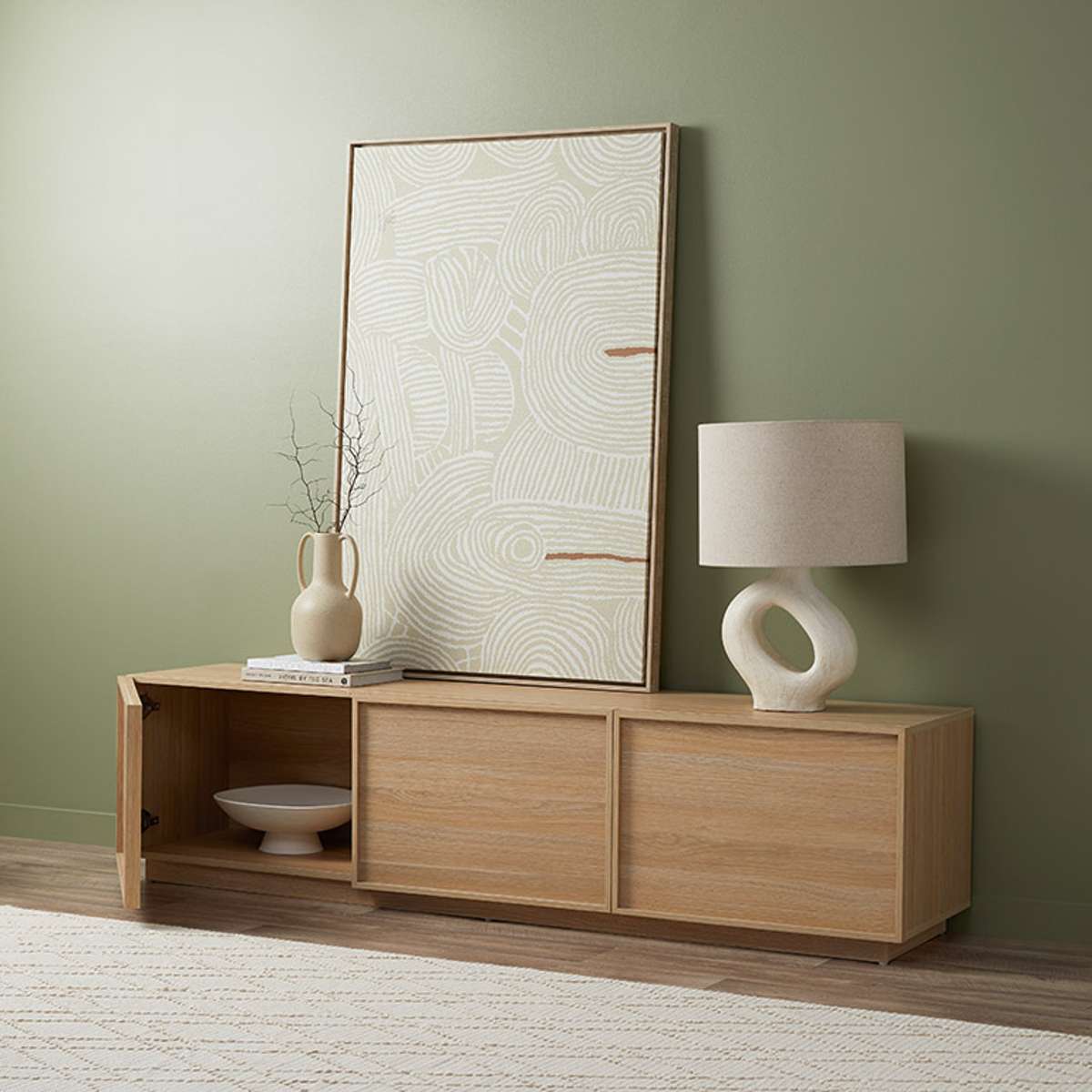 Osaka Entertainment Unit - Natural - Mocka New Zealand