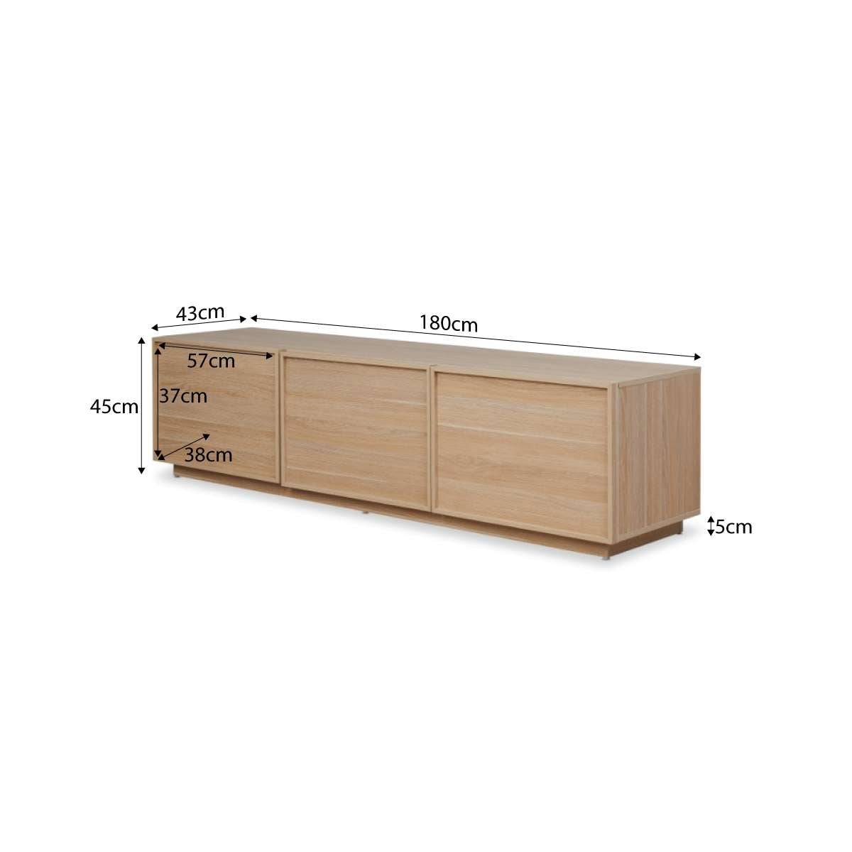 Osaka Entertainment Unit - Natural - Mocka New Zealand