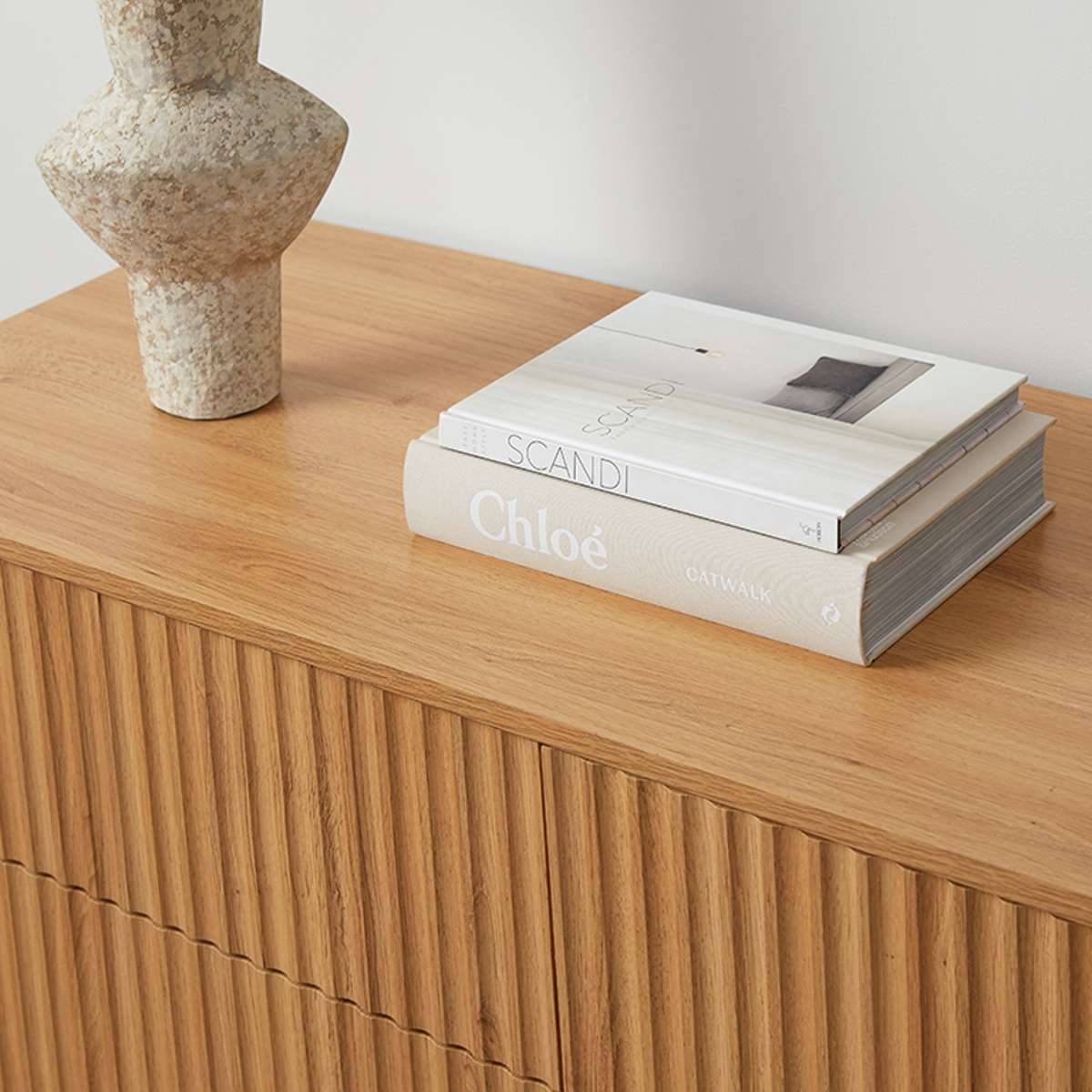 Deven Ball Feet Six Drawer - Natural - Mocka New Zealand