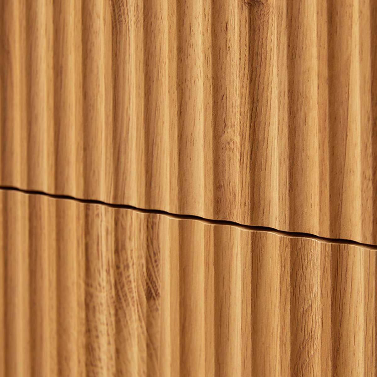 Deven Ball Feet Bedside Table - Natural - Mocka New Zealand