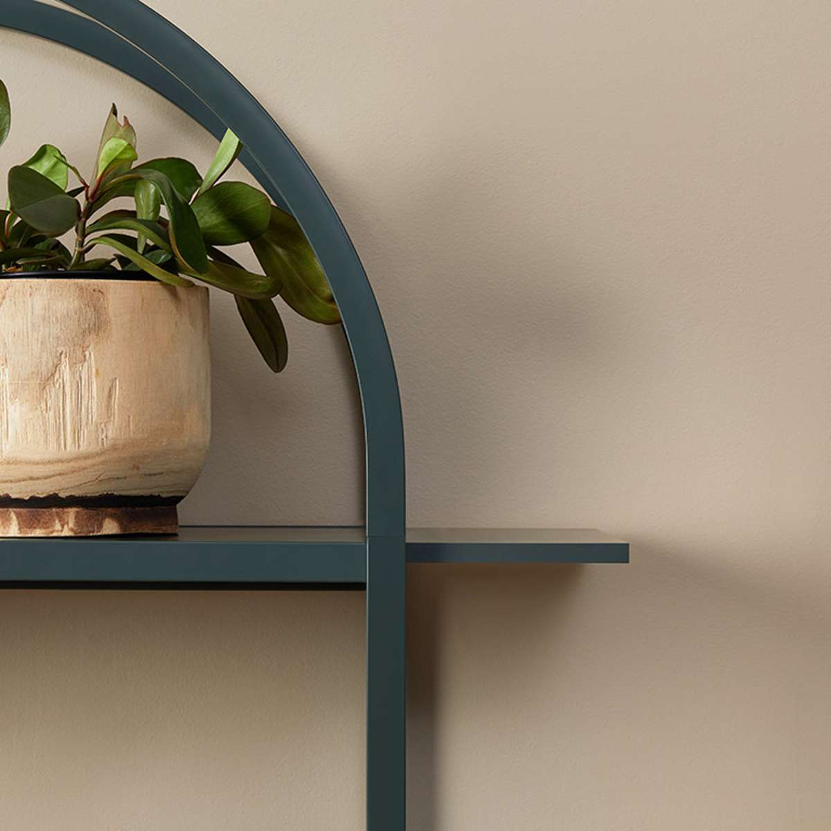 Alfie Arched Shelves - Green - Mocka New Zealand