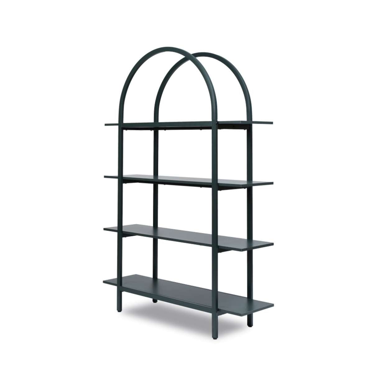 Alfie Arched Shelves - Green - Mocka New Zealand