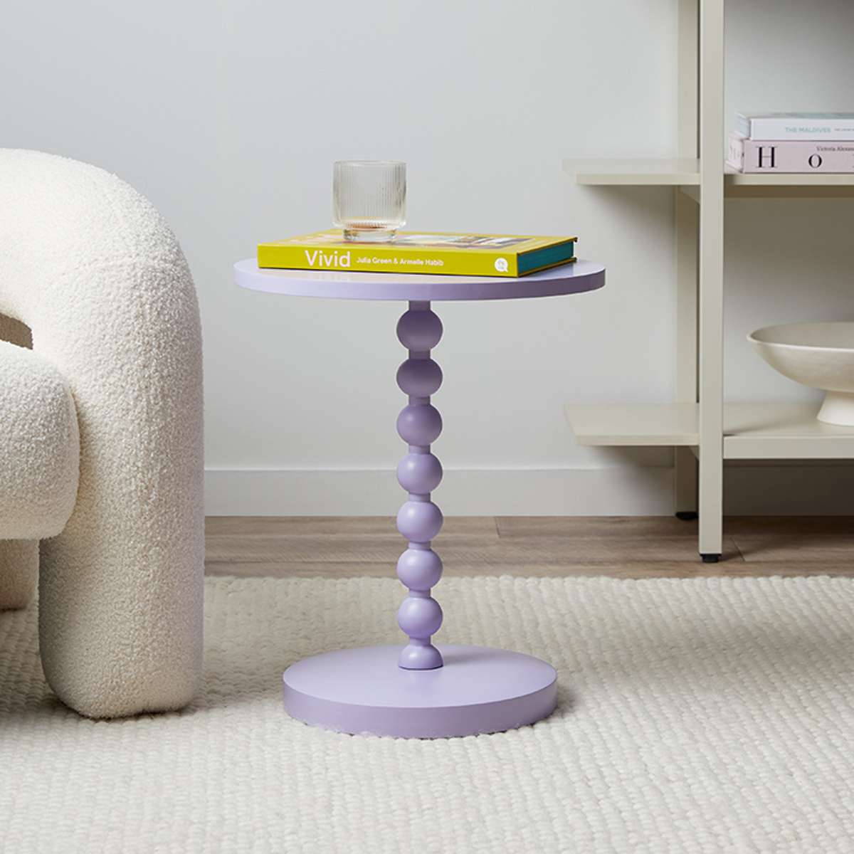 Bobbin Side Table - Lilac - Mocka New Zealand