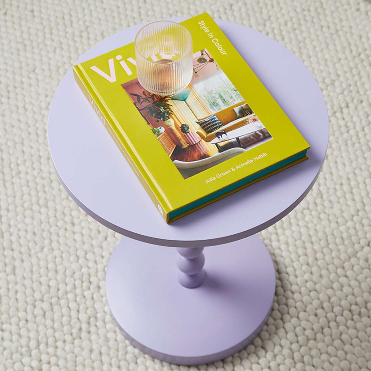 Bobbin Side Table - Lilac - Mocka New Zealand