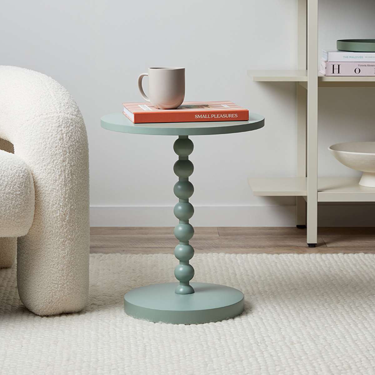 Bobbin Side Table - Sage Green - Mocka New Zealand