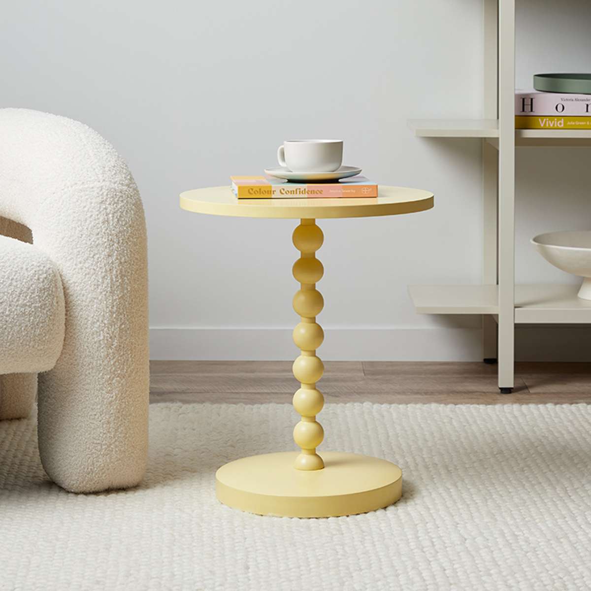 Bobbin Side Table - Yellow - Mocka New Zealand
