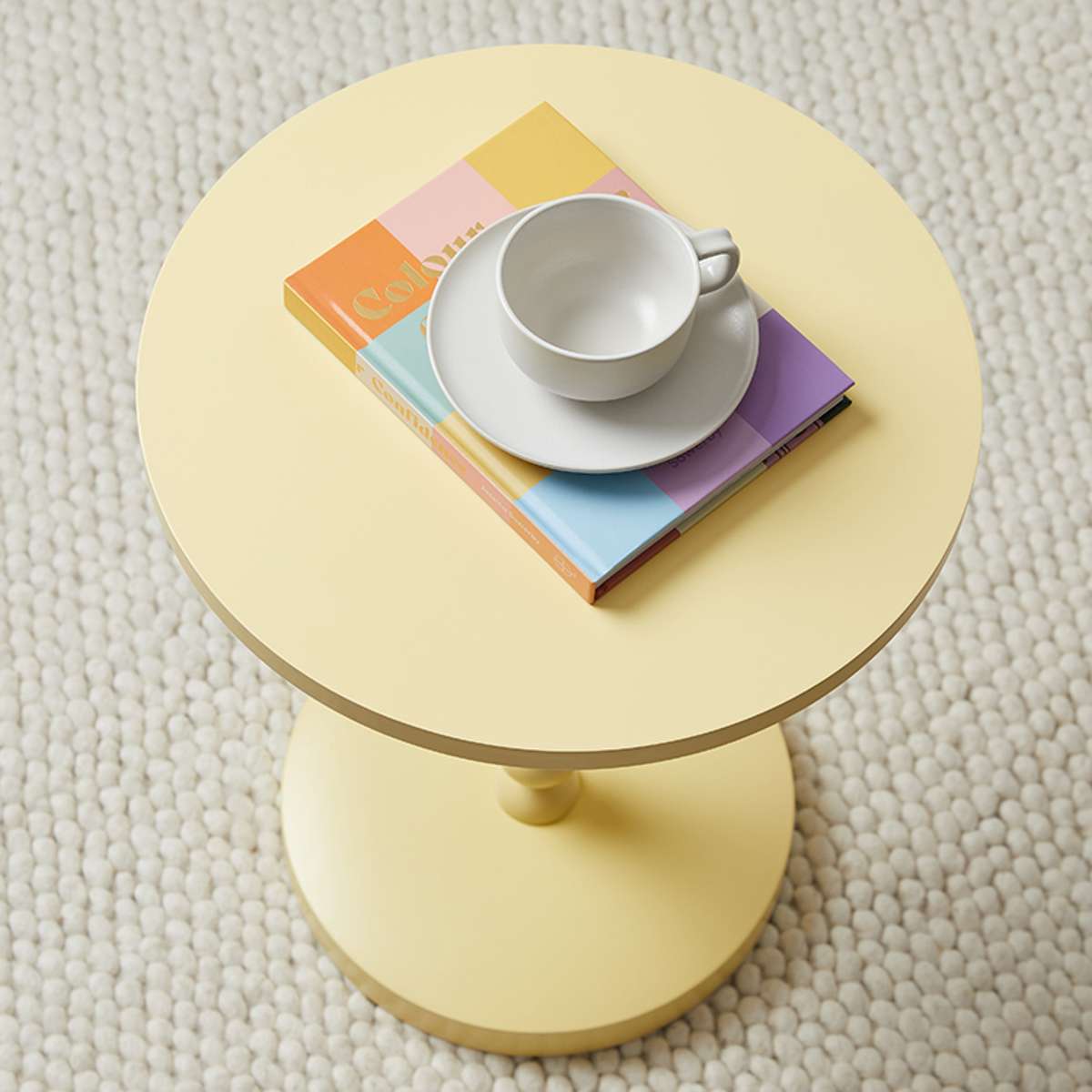 Bobbin Side Table - Yellow - Mocka New Zealand