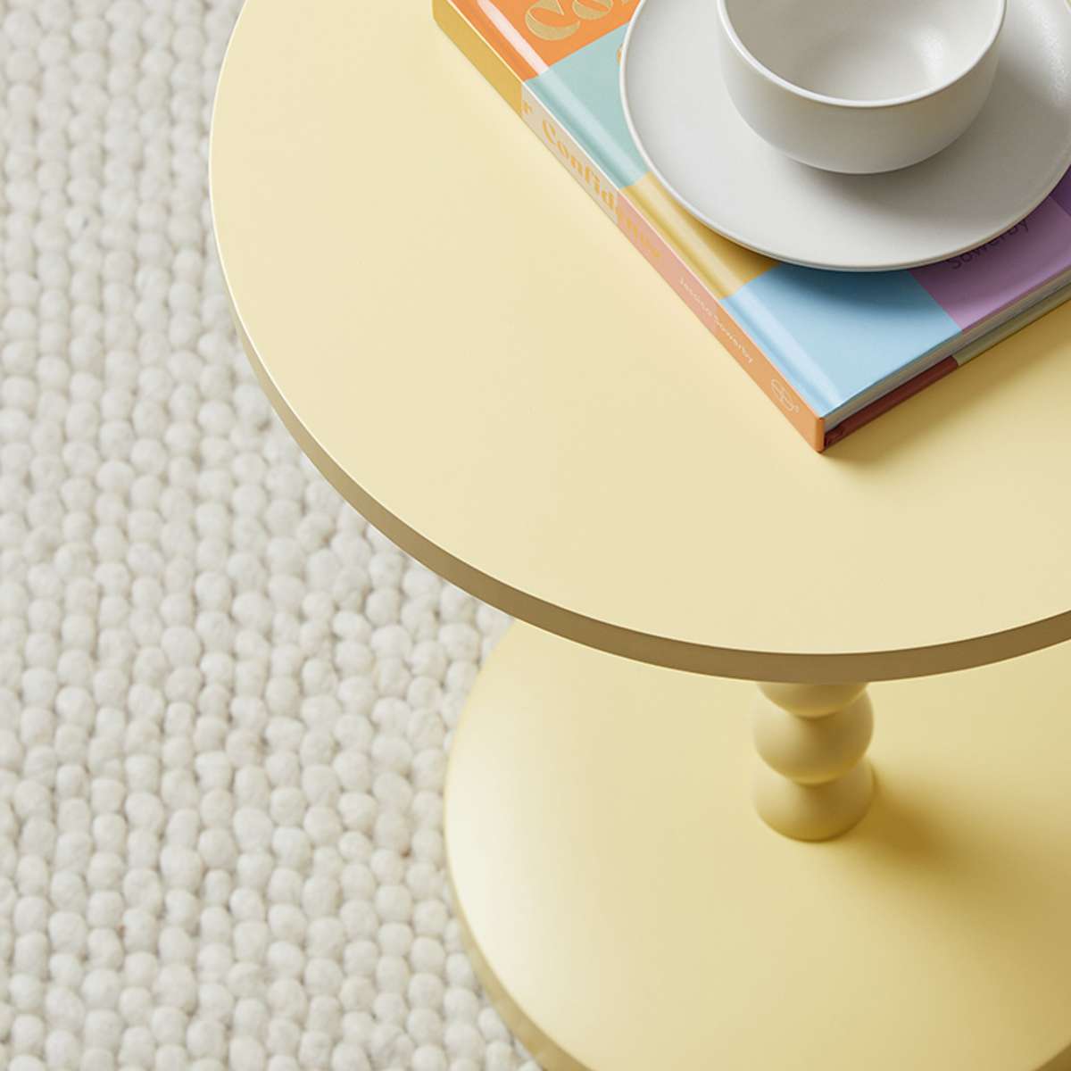 Bobbin Side Table - Yellow - Mocka New Zealand