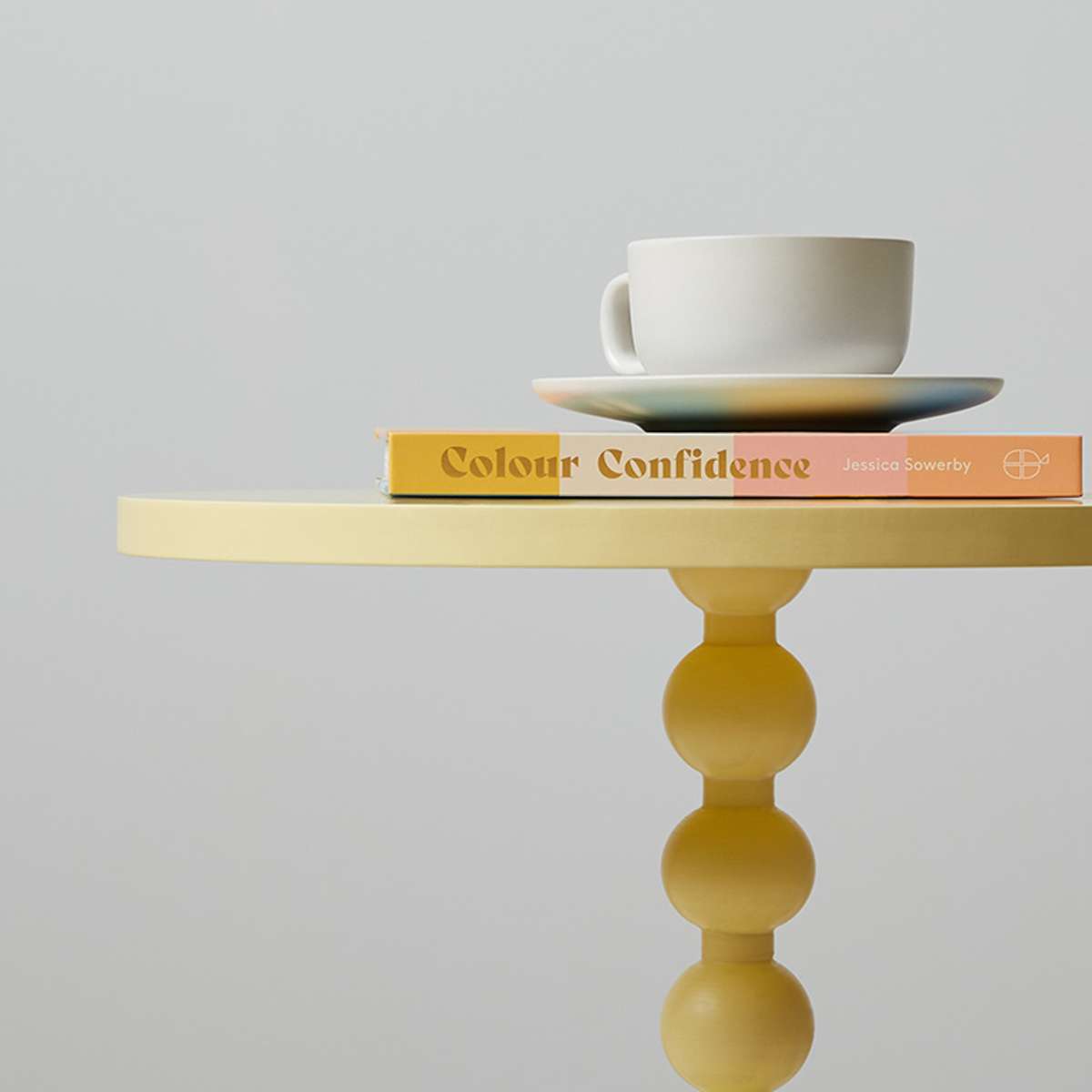 Bobbin Side Table - Yellow - Mocka New Zealand