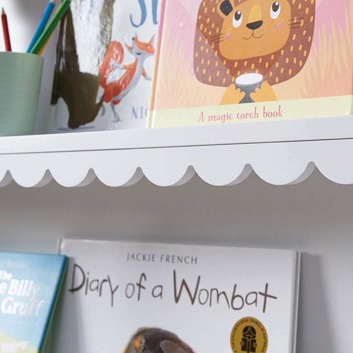 Maisie Scalloped Wall Shelf - Mocka New Zealand