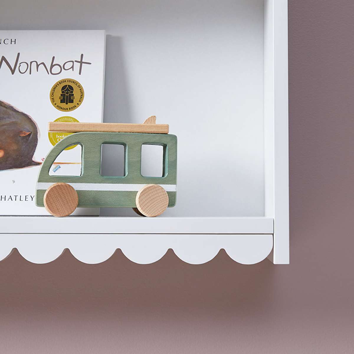 Maisie Scalloped Wall Shelf - Mocka New Zealand