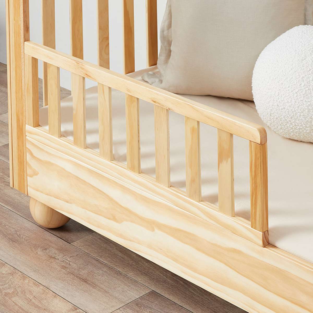 Blake Cot Toddler Bed Half Frame - Natural - Mocka New Zealand