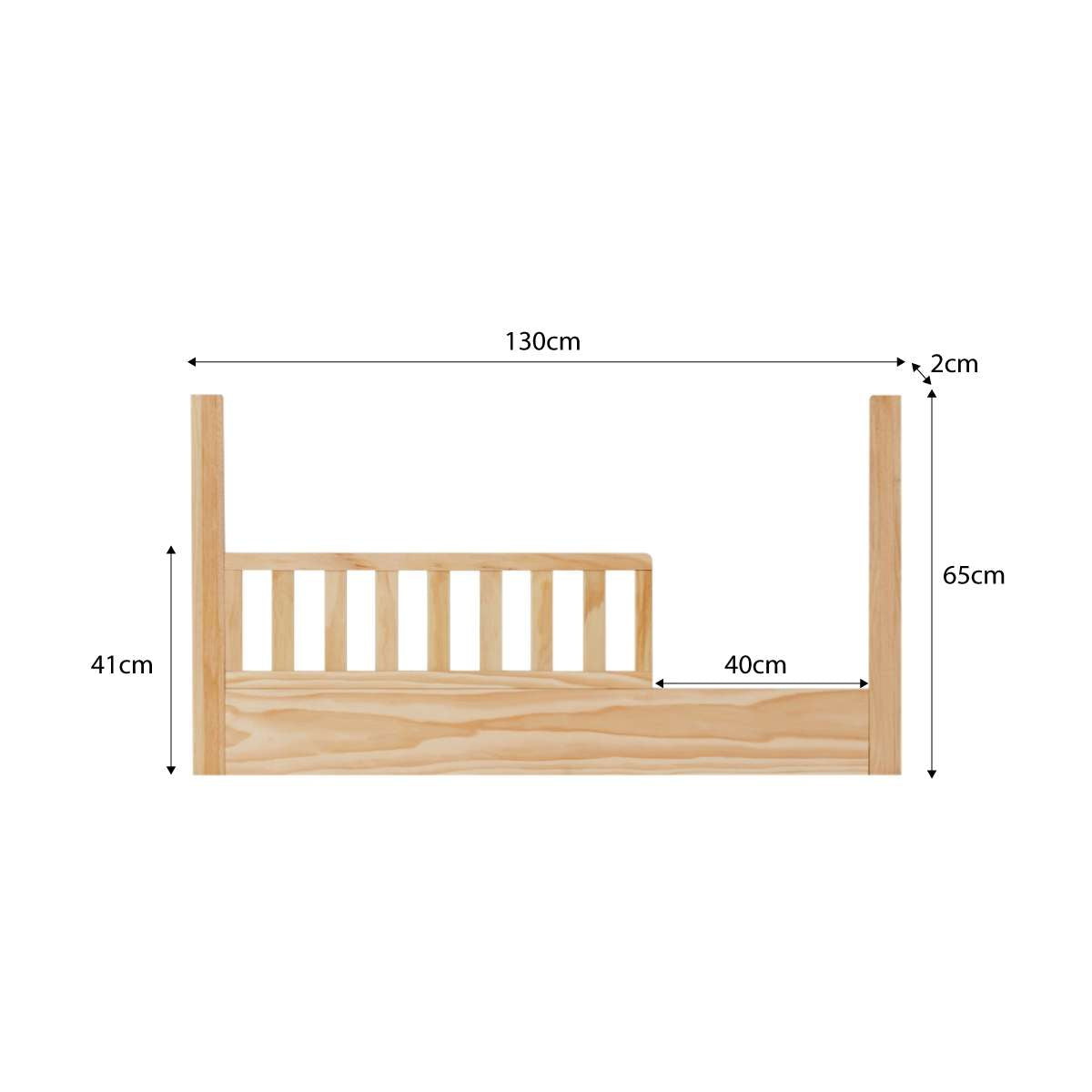 Mocka Frame Blake Cot to Toddler Bed Conversion Frame | Mocka NZ