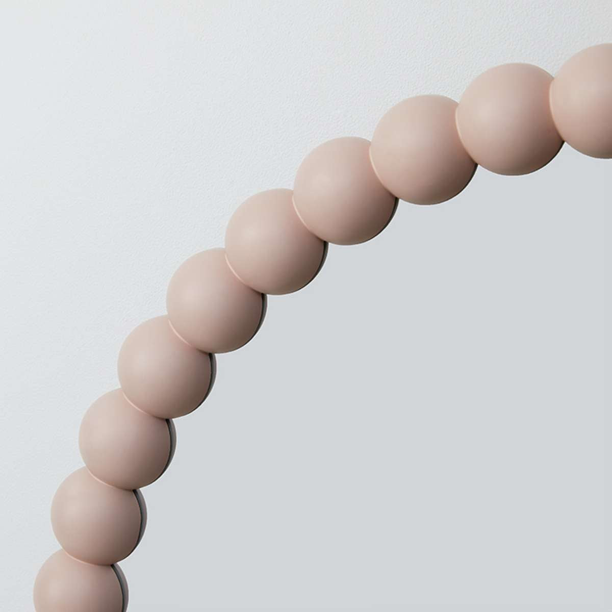 Bobbin Mirror - Round - Pink - Mocka New Zealand