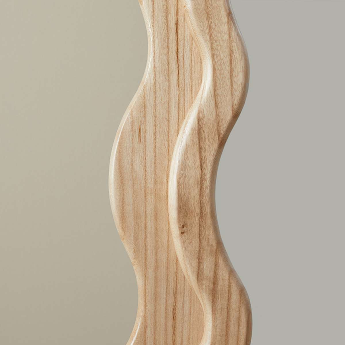Wave Solid Wood Mirror - Mocka New Zealand