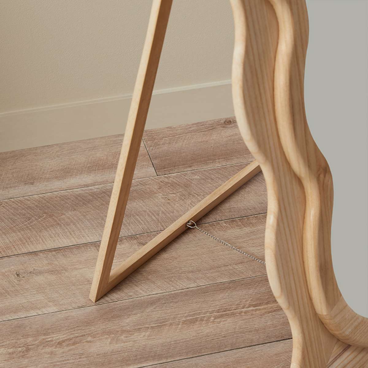 Wave Solid Wood Mirror - Mocka New Zealand