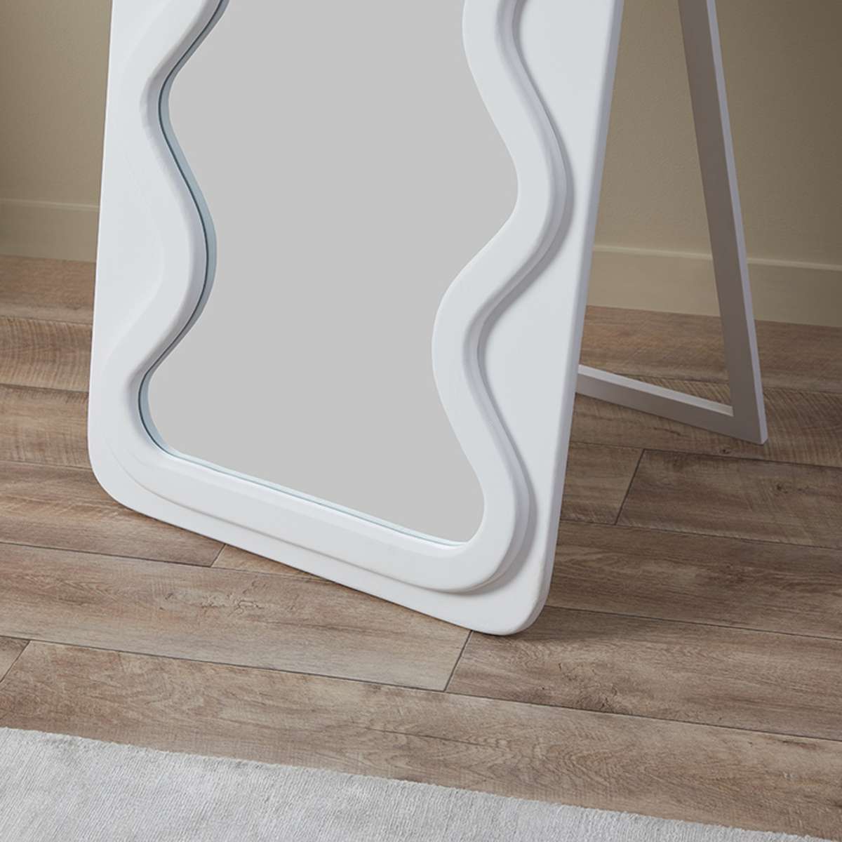 Squiggle Solid Wood Mirror - Mocka New Zealand