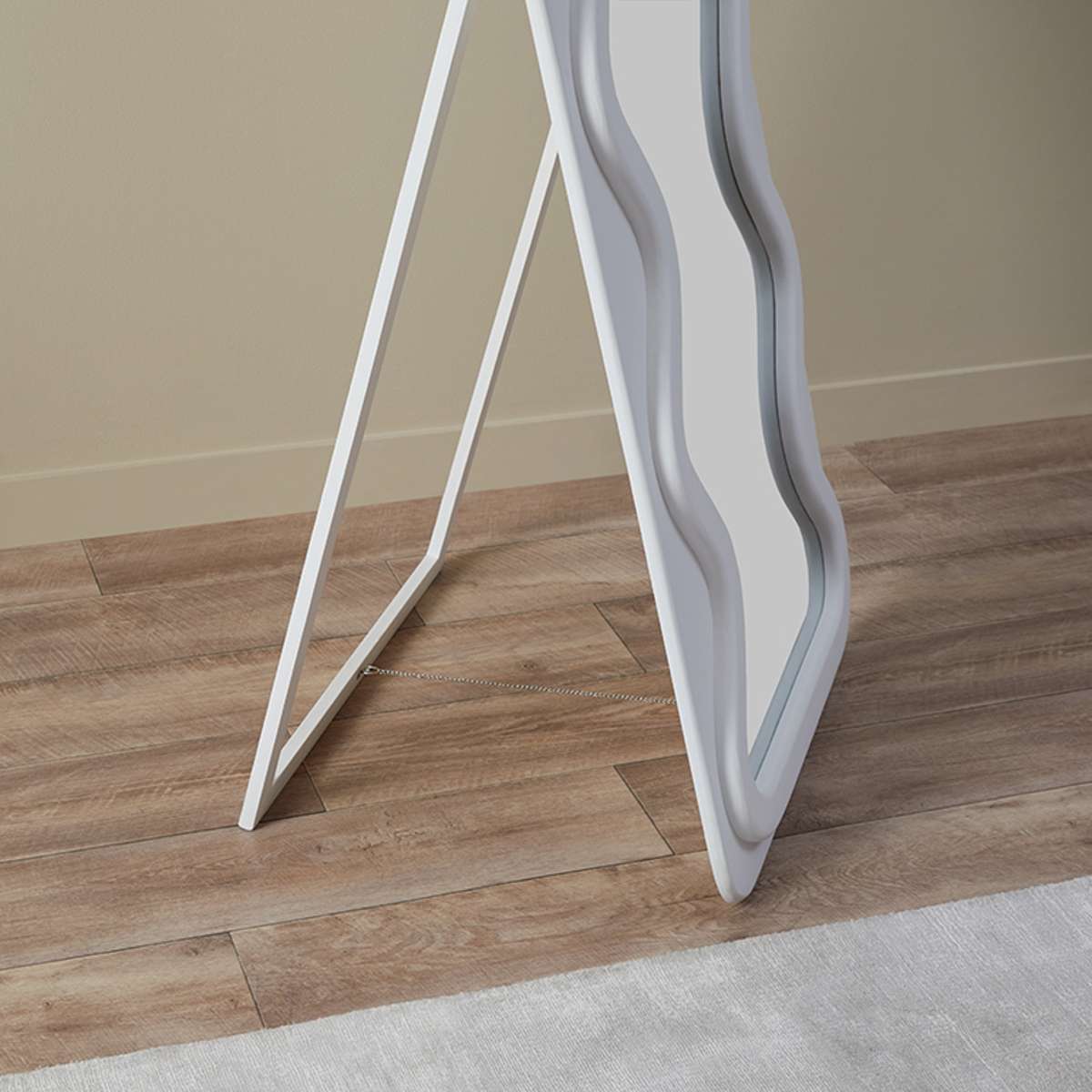 Squiggle Solid Wood Mirror - Mocka New Zealand