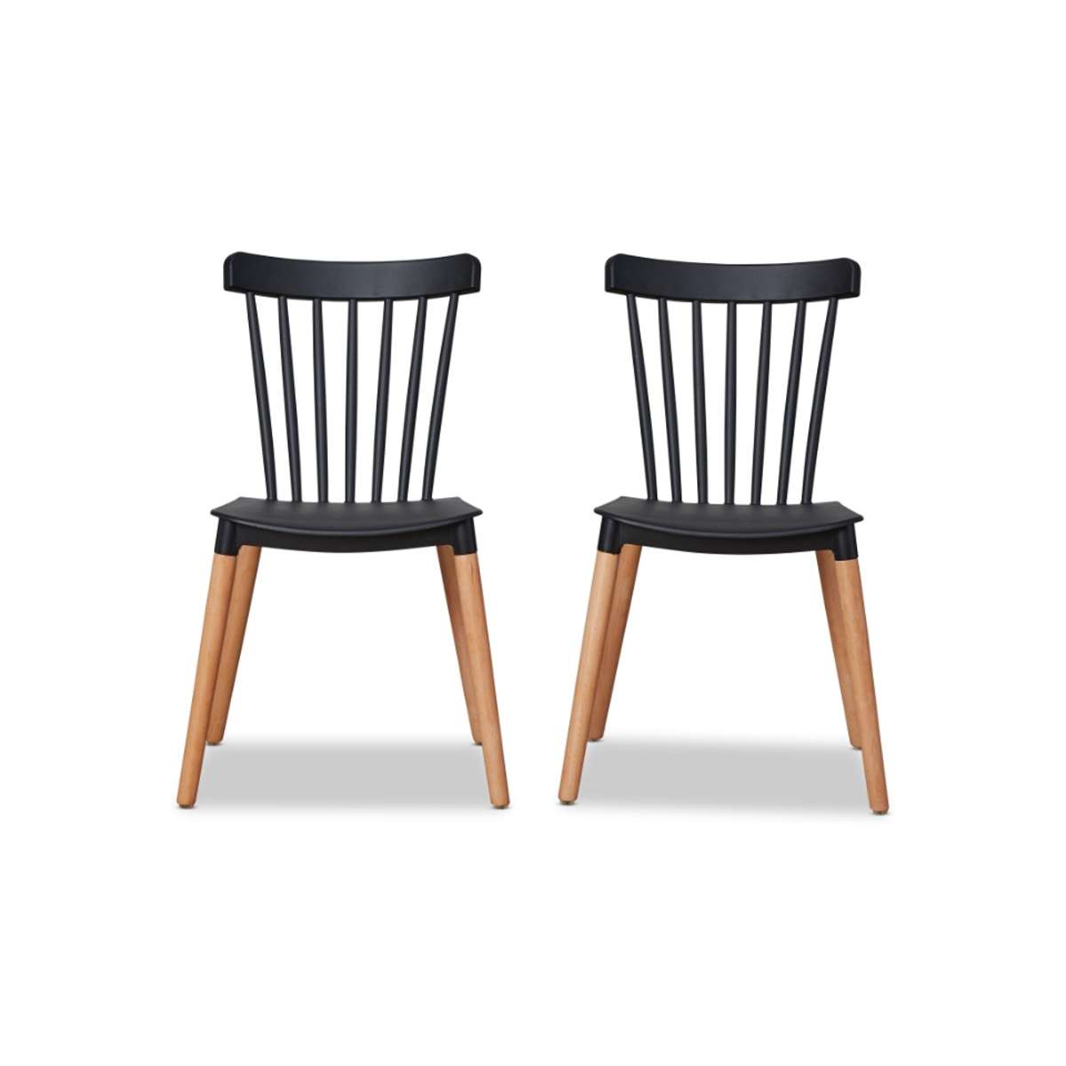 Frida Dining Chair - Set of 2 - Black - Mocka New Zealand
