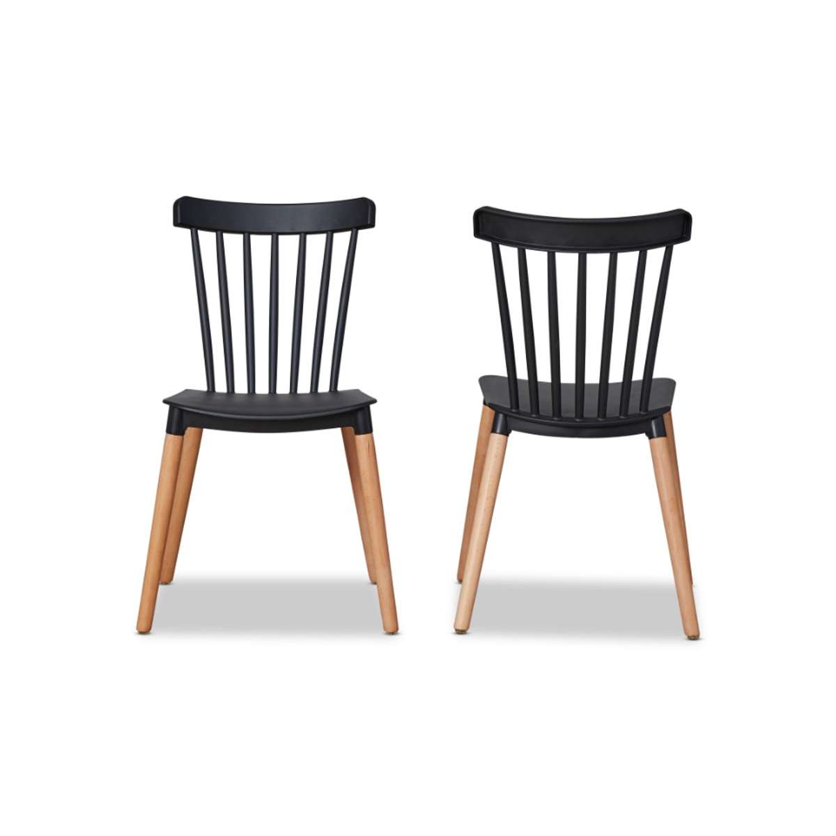 Frida Dining Chair - Set of 2 - Black - Mocka New Zealand