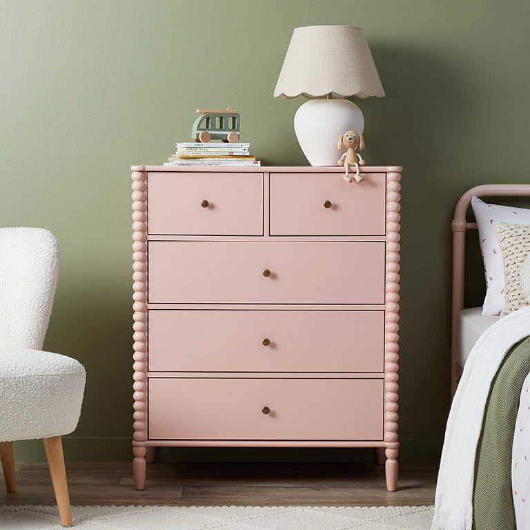 Betti Bobbin Tallboy - Pink - Mocka New Zealand