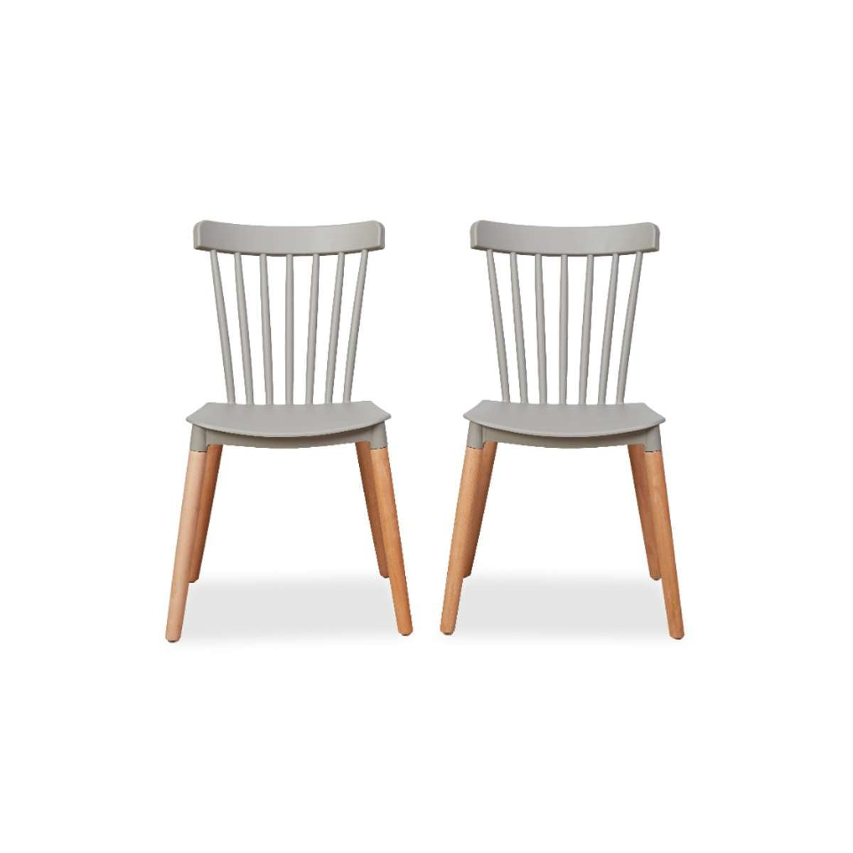 Frida Dining Chair - Set of 2 - Stone - Mocka New Zealand