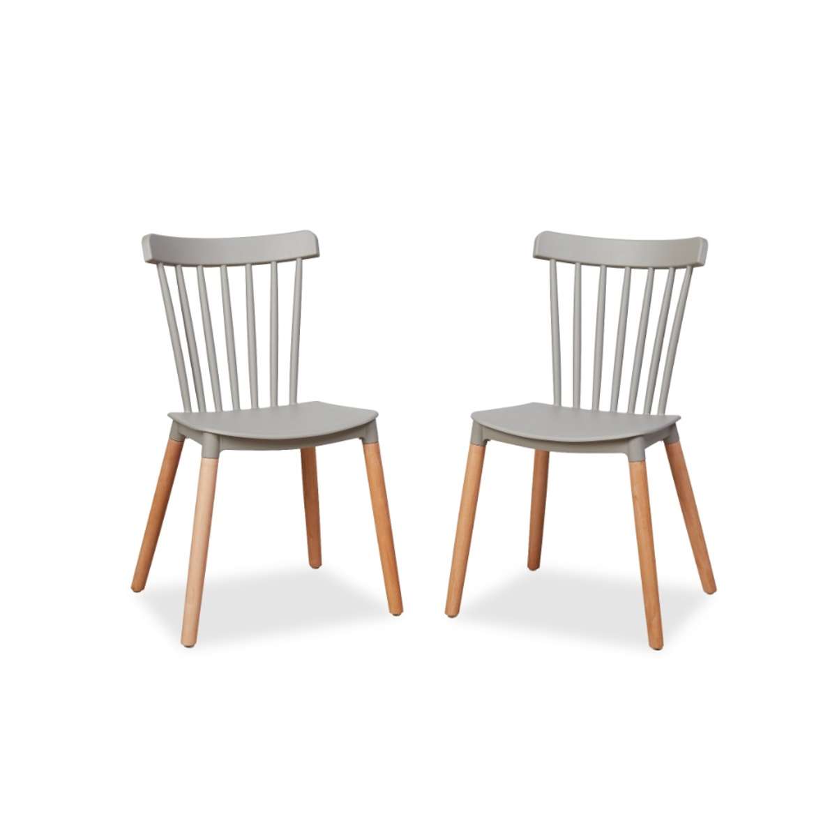Frida Dining Chair - Set of 2 - Stone - Mocka New Zealand