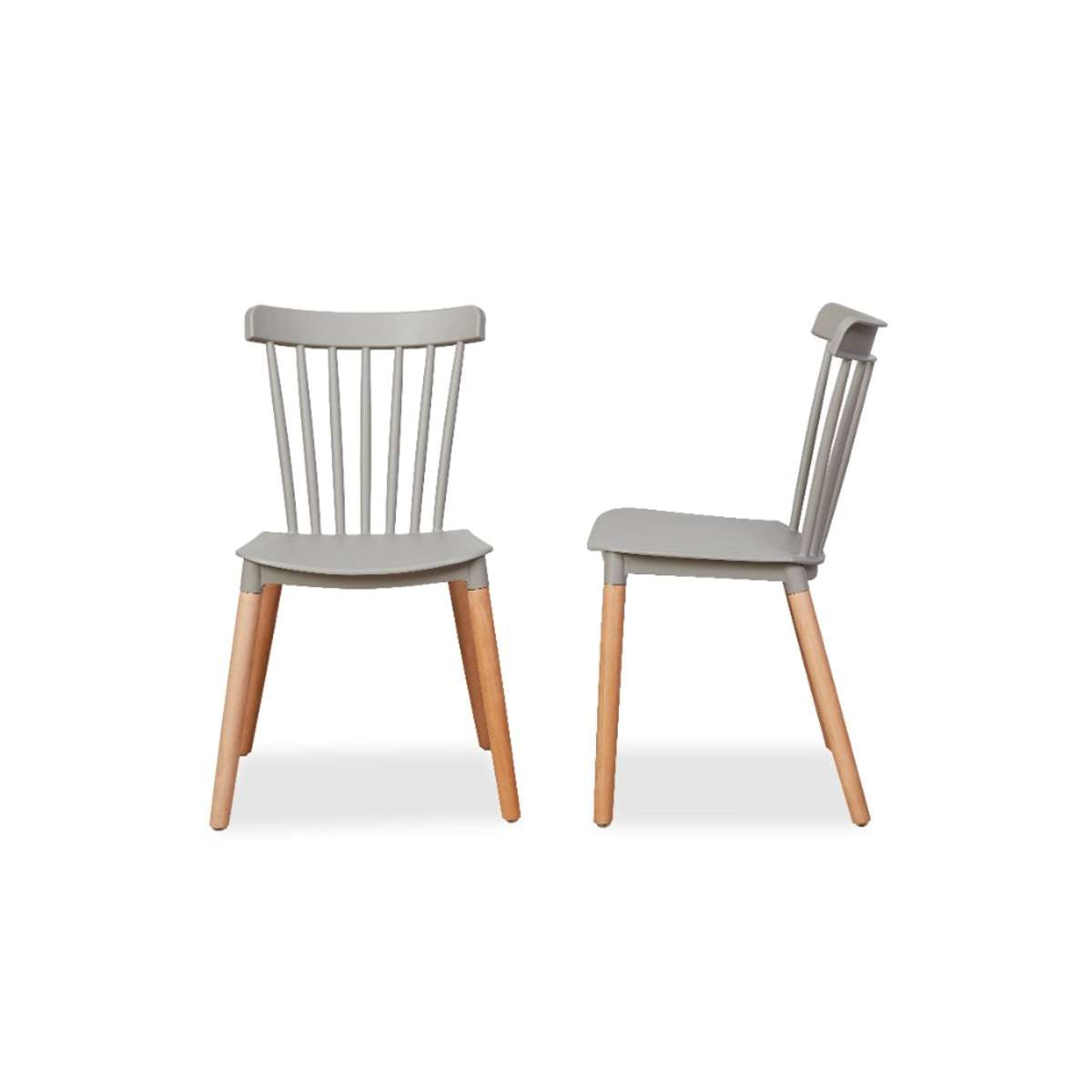 Frida Dining Chair - Set of 2 - Stone - Mocka New Zealand