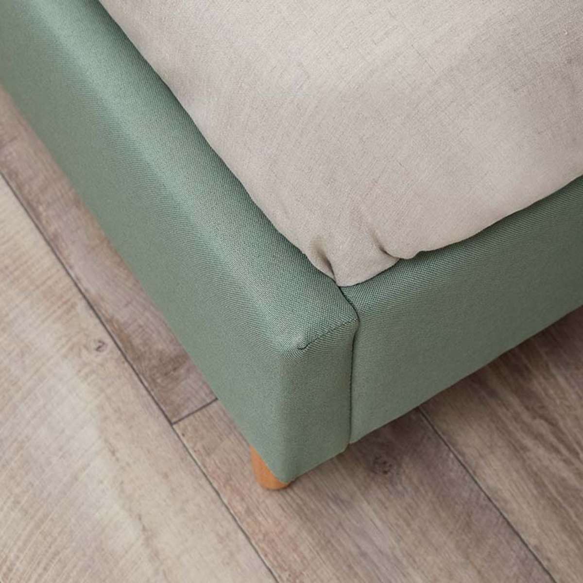 Imogen King Single Bed - Sage Green - Mocka New Zealand