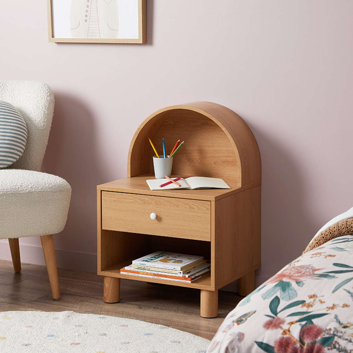 Archie Bedside Table - Mocka New Zealand