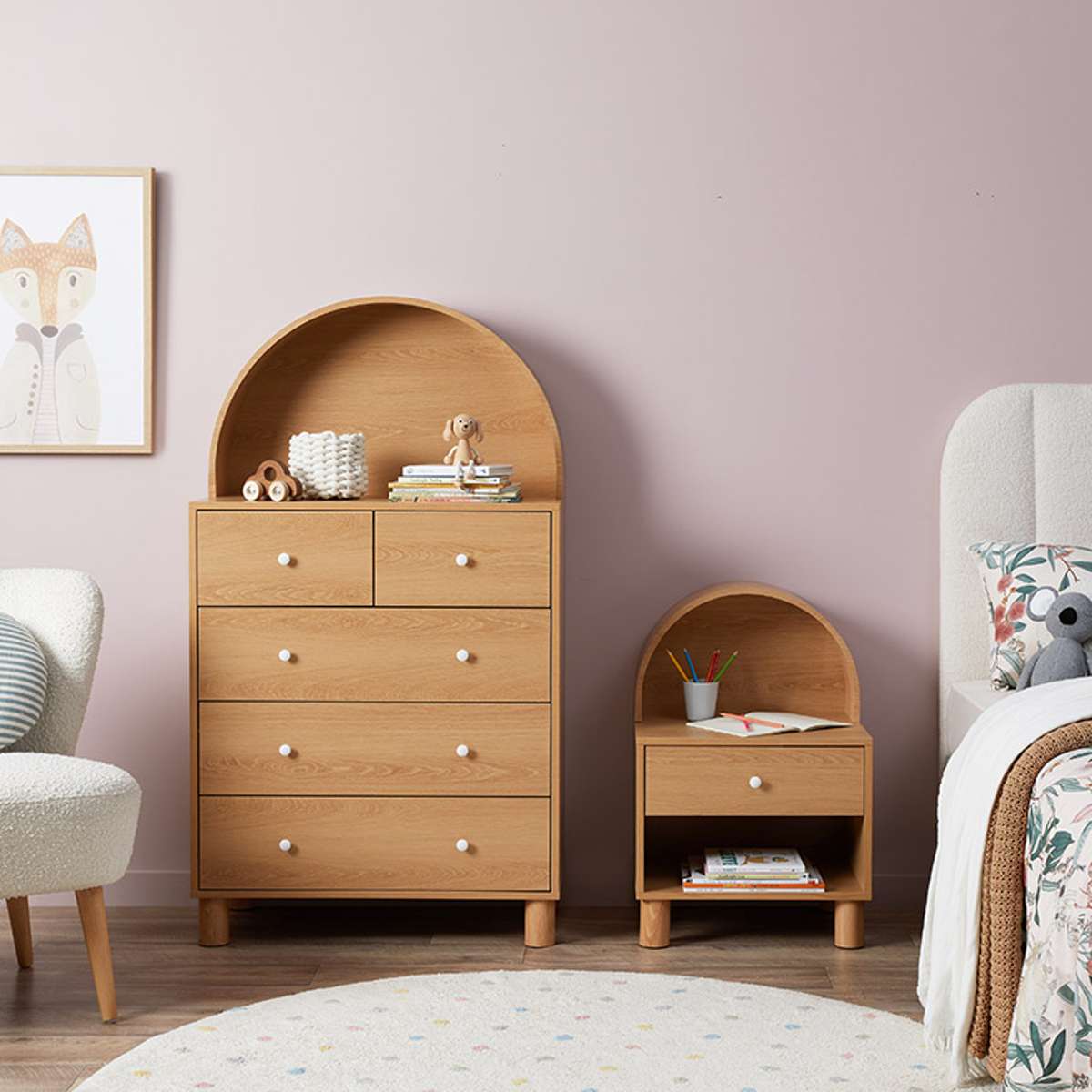 Archie Bedside Table - Mocka New Zealand