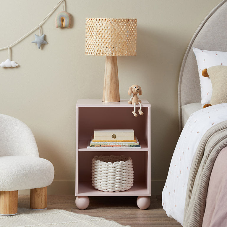 Bubble Ball Feet Side Table - Pink - Mocka New Zealand