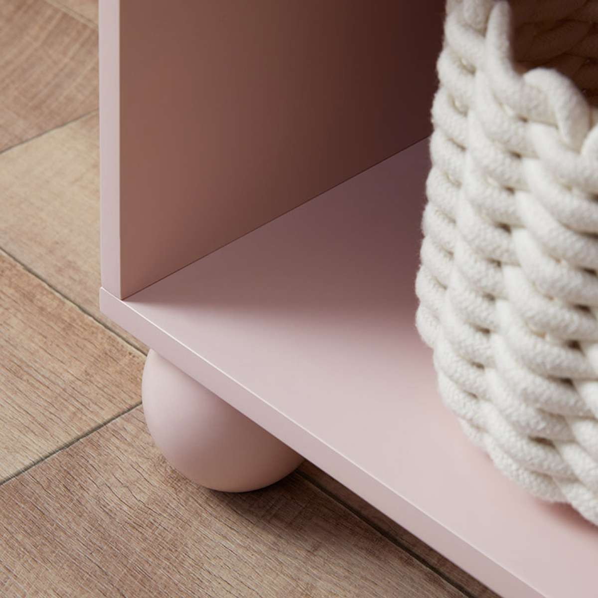 Bubble Ball Feet Side Table - Pink - Mocka New Zealand