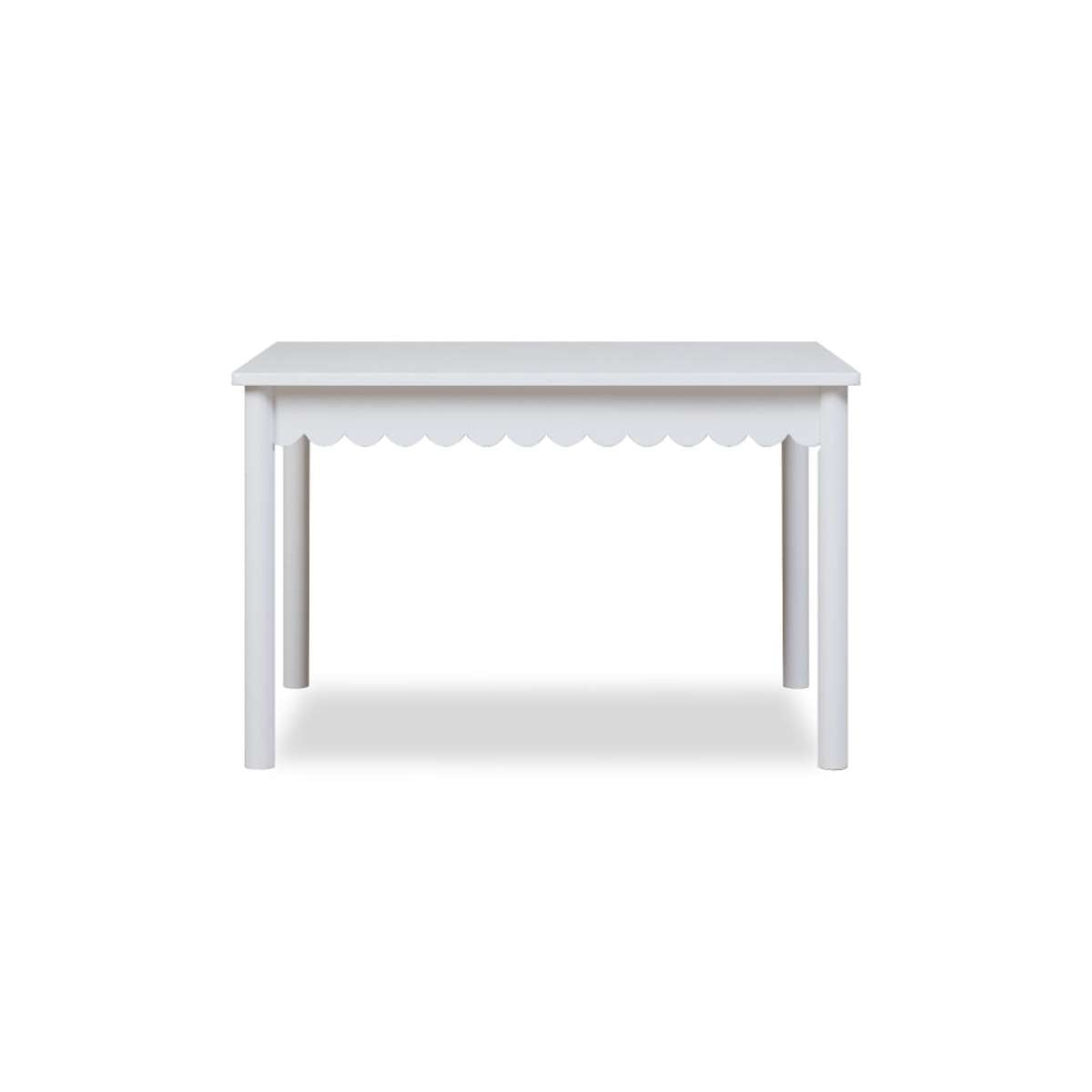Mini Maisie Scalloped Play Table - White - Mocka New Zealand