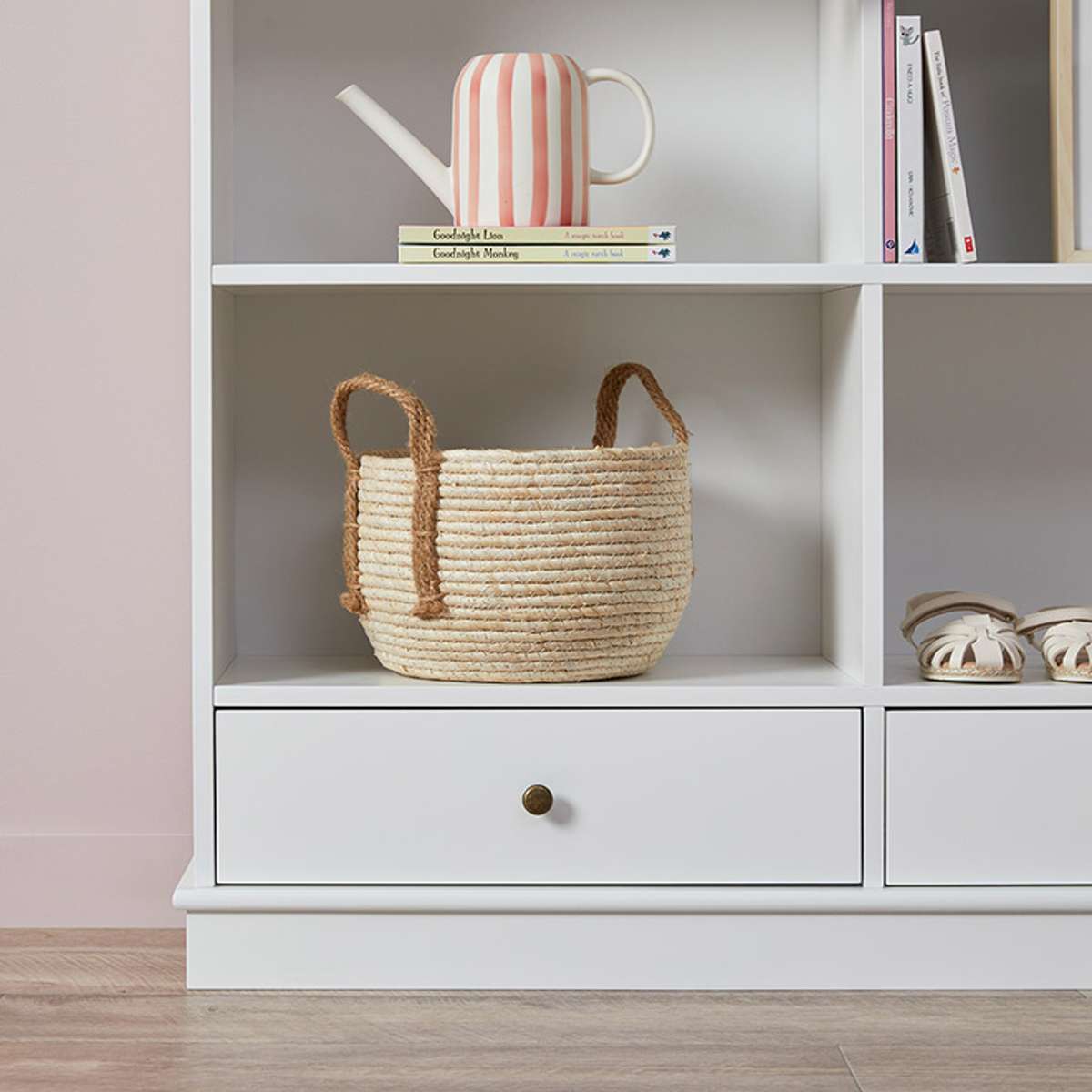 Maisie Scalloped House Bookcase - White - Mocka New Zealand