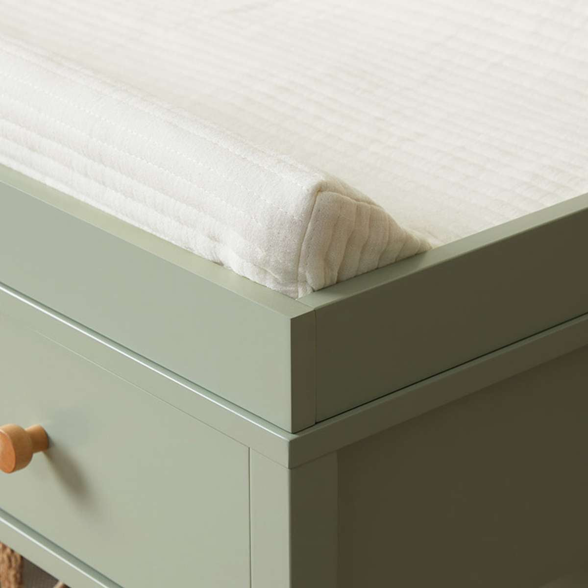 Mocka Change Table With Removable Top - Sage Green - Mocka New Zealand