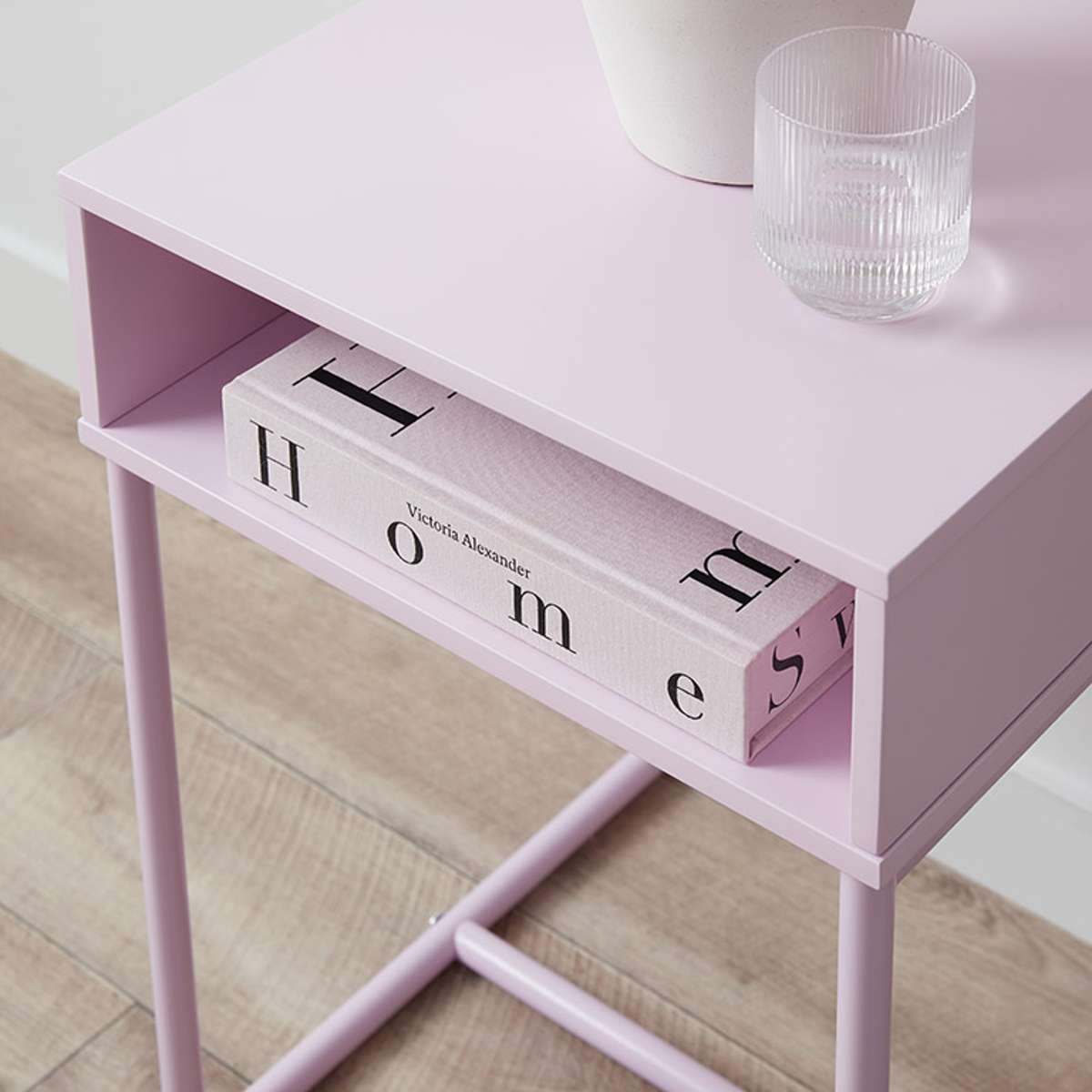 Jude Bedside Table - Lilac - Mocka New Zealand