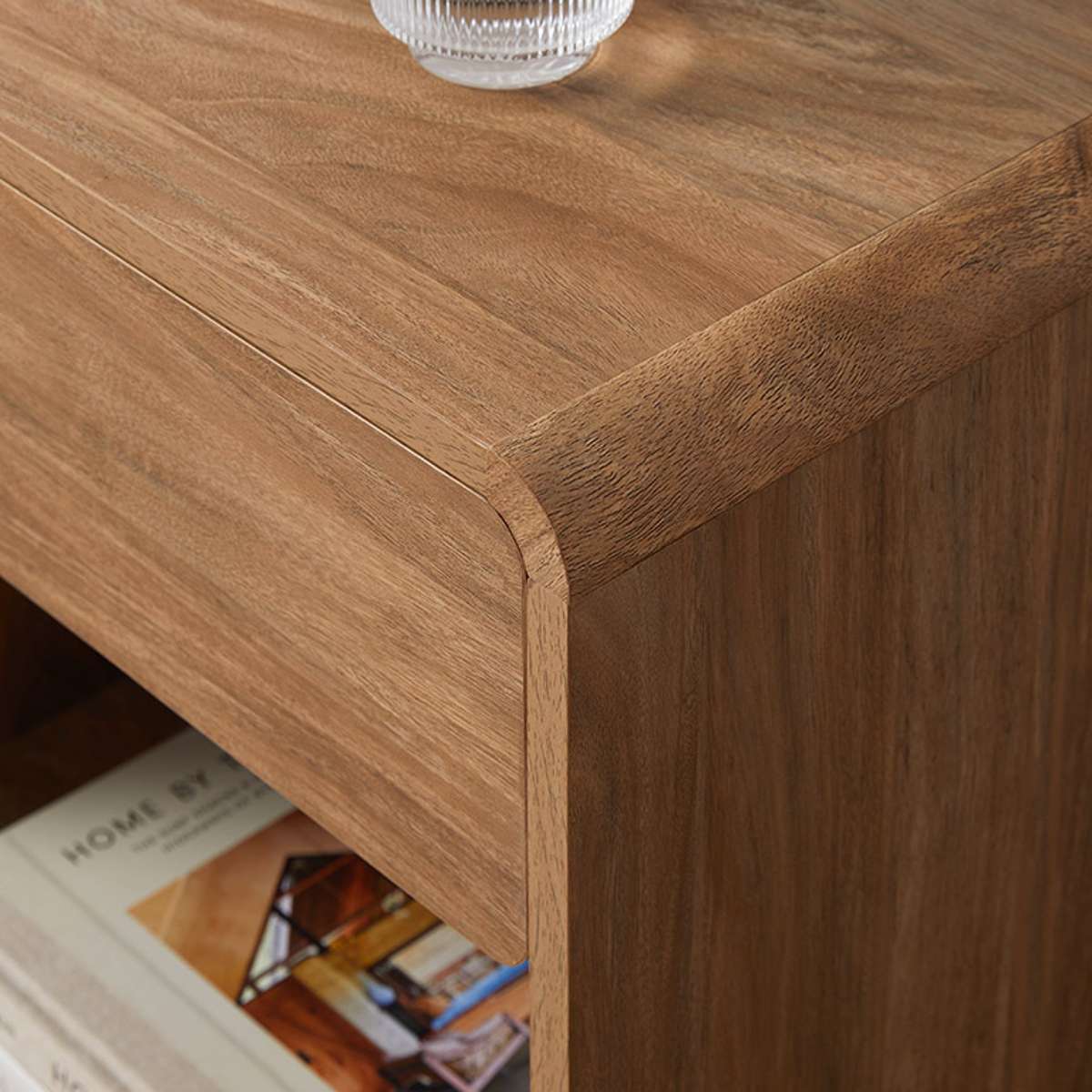 Owen Bedside Table - Walnut - Mocka New Zealand