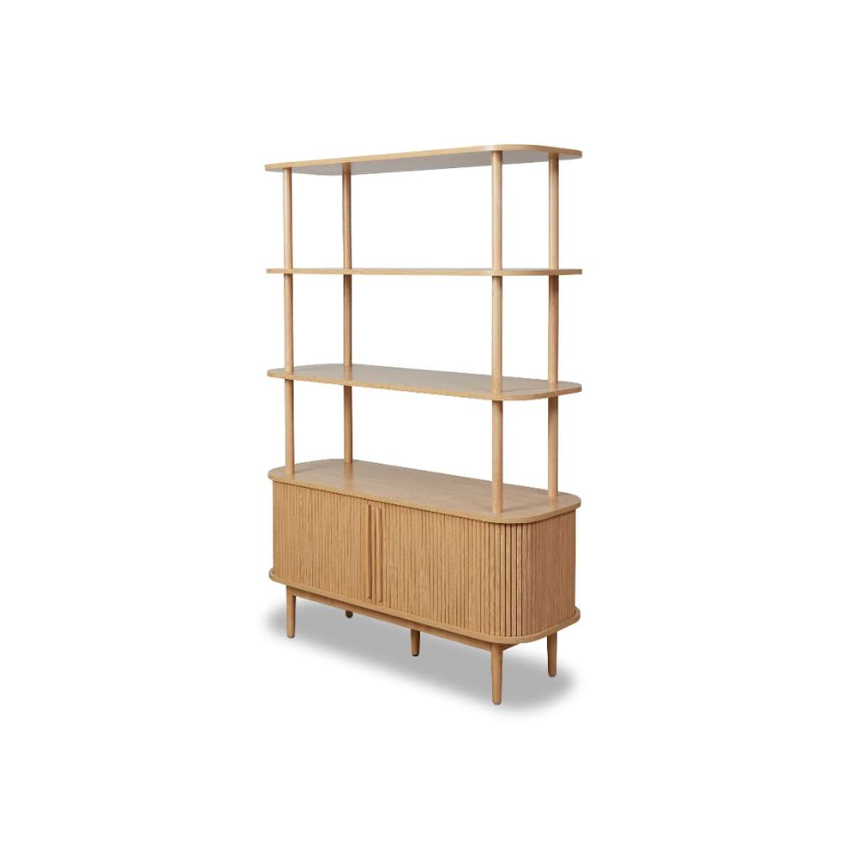 Maeve Shelf With Storage - Natural - Mocka New Zealand