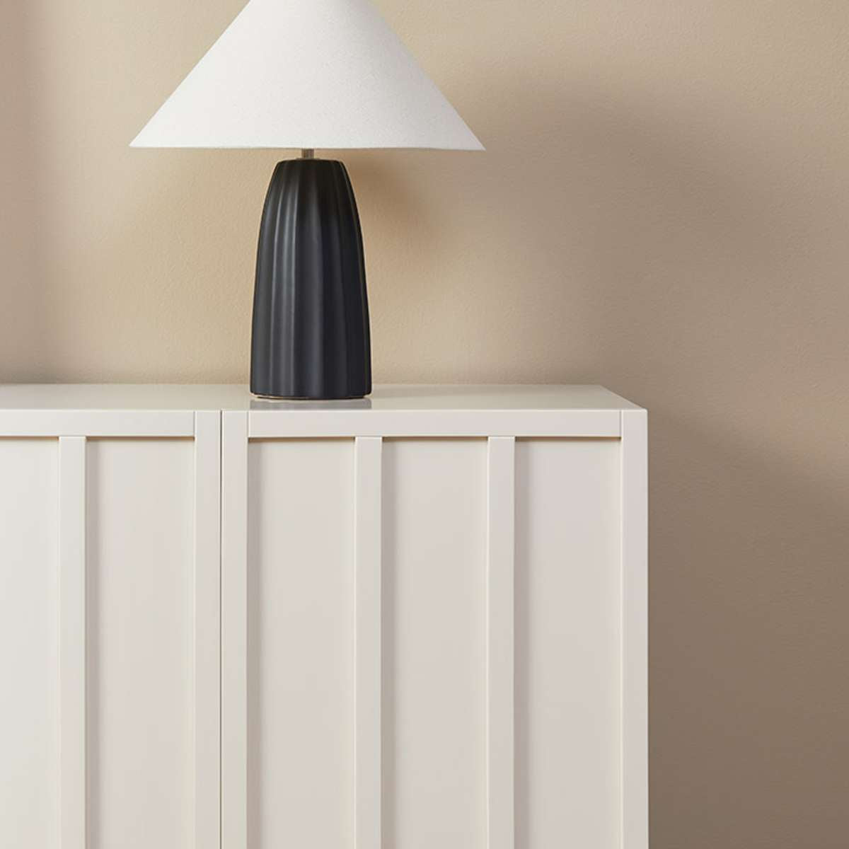 Emery Panel Buffet - Beige - Mocka New Zealand