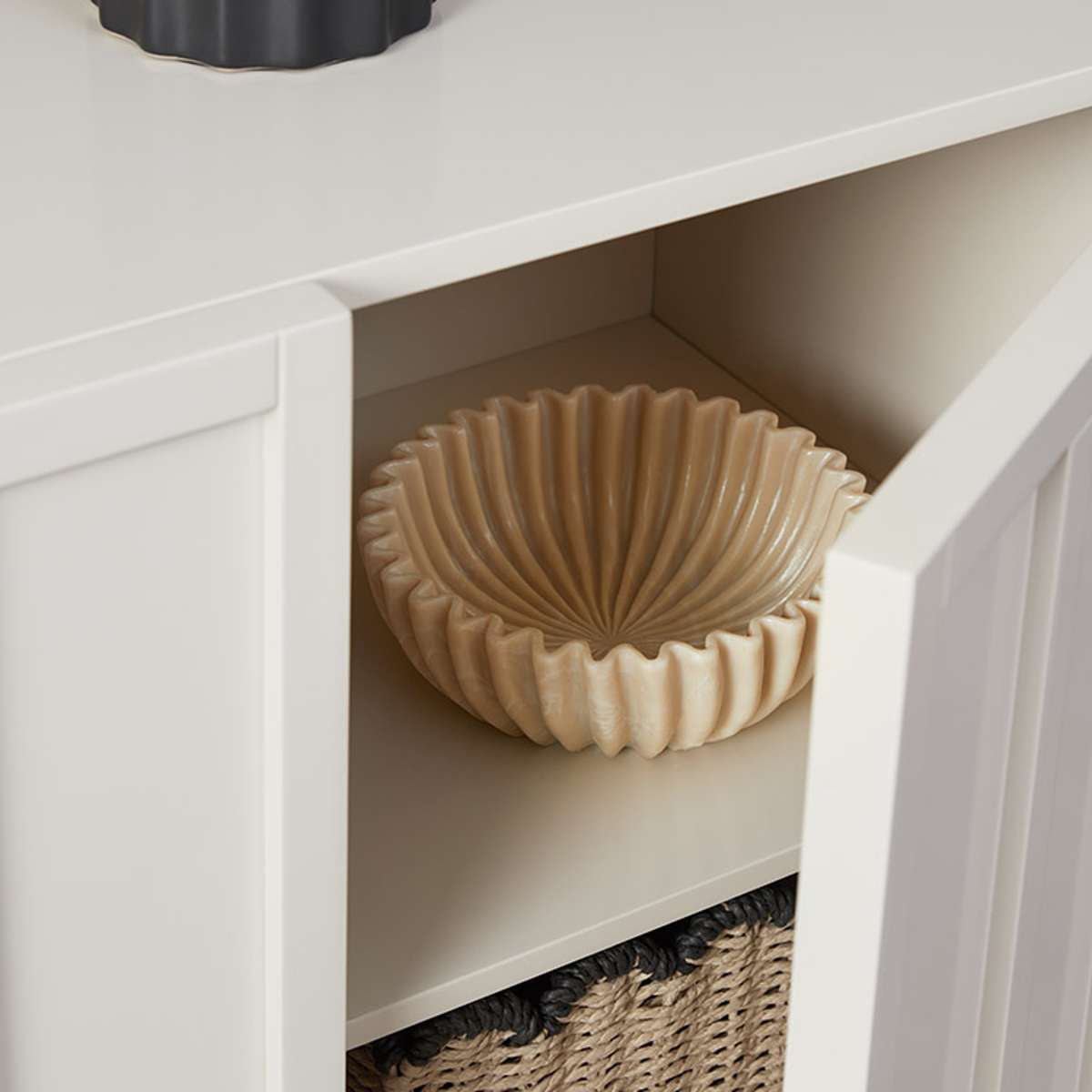 Emery Panel Buffet - Beige - Mocka New Zealand