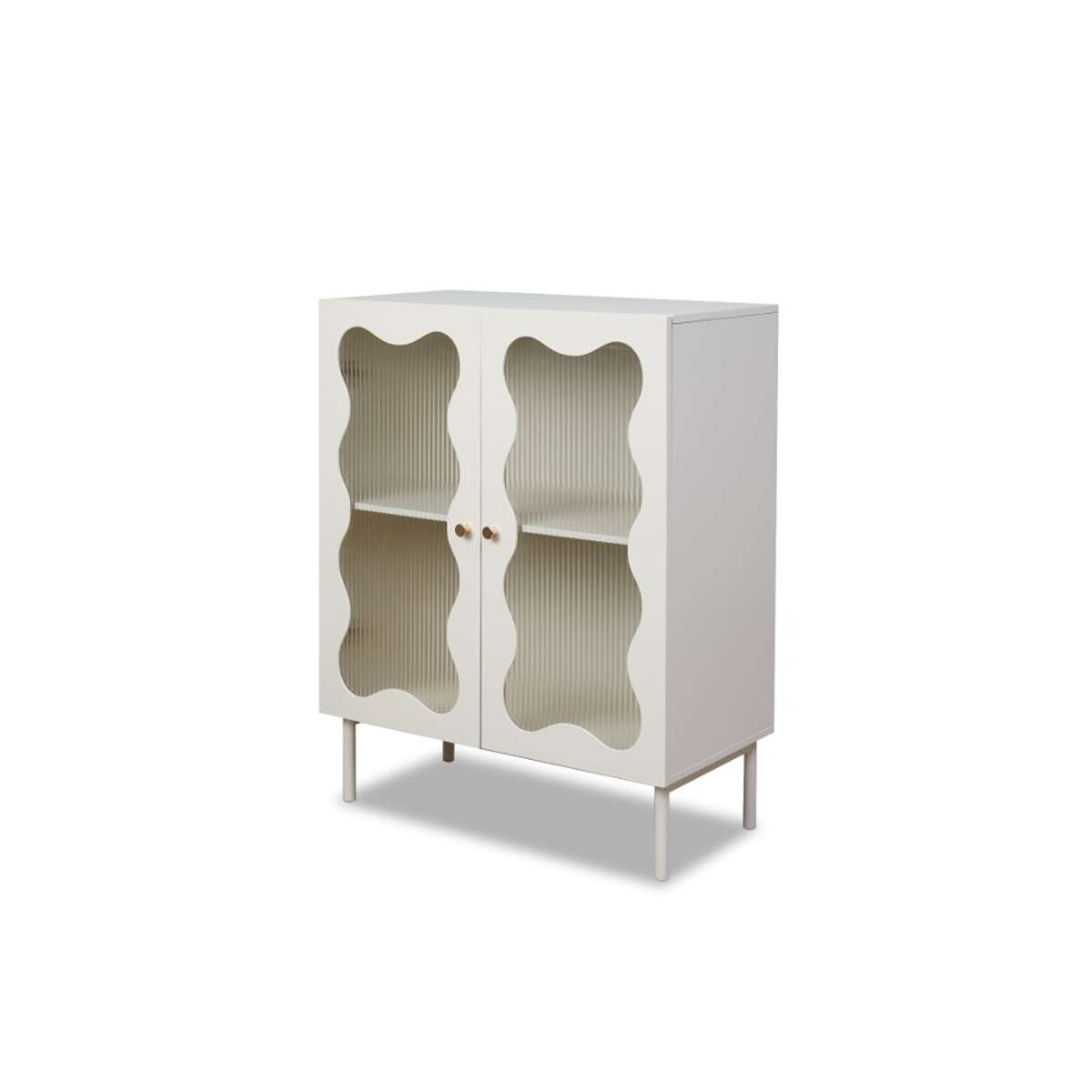 Remi Wavey Cabinet - Beige - Mocka New Zealand