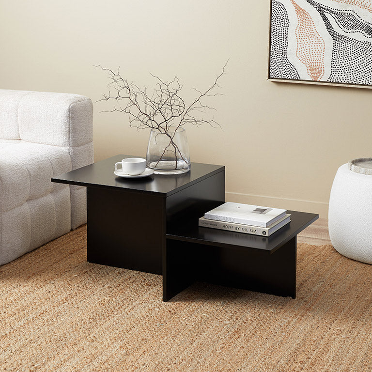 Ren Coffee Table - Black - Mocka New Zealand