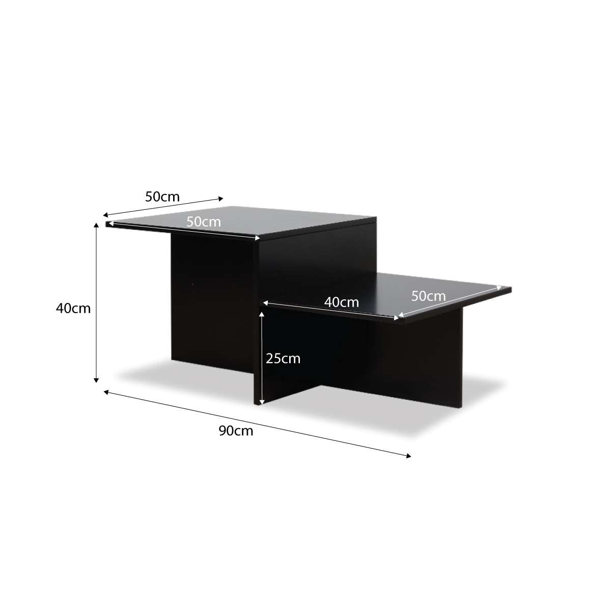 Ren Coffee Table - Black - Mocka New Zealand