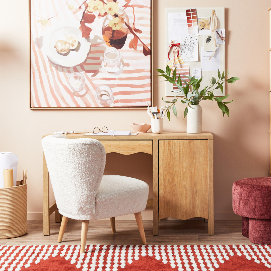 Malena Desk - Natural - Mocka New Zealand