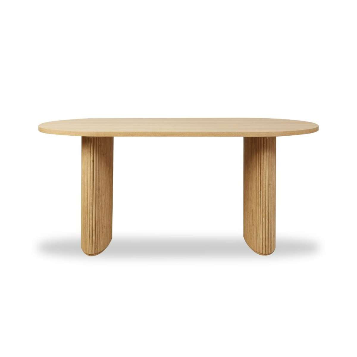 Amara Six Seater Dining Table - Natural - Mocka New Zealand