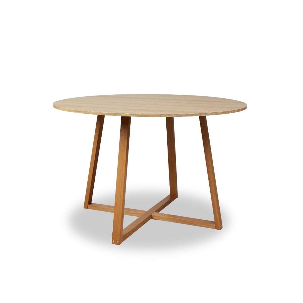Kyoto Round Four Seater Dining Table - Natural - Mocka New Zealand
