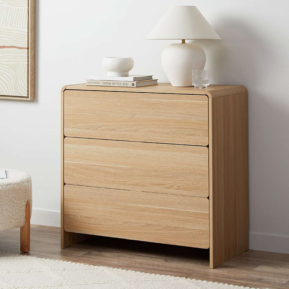 Owen Three Drawer - Natural - Mocka New Zealand