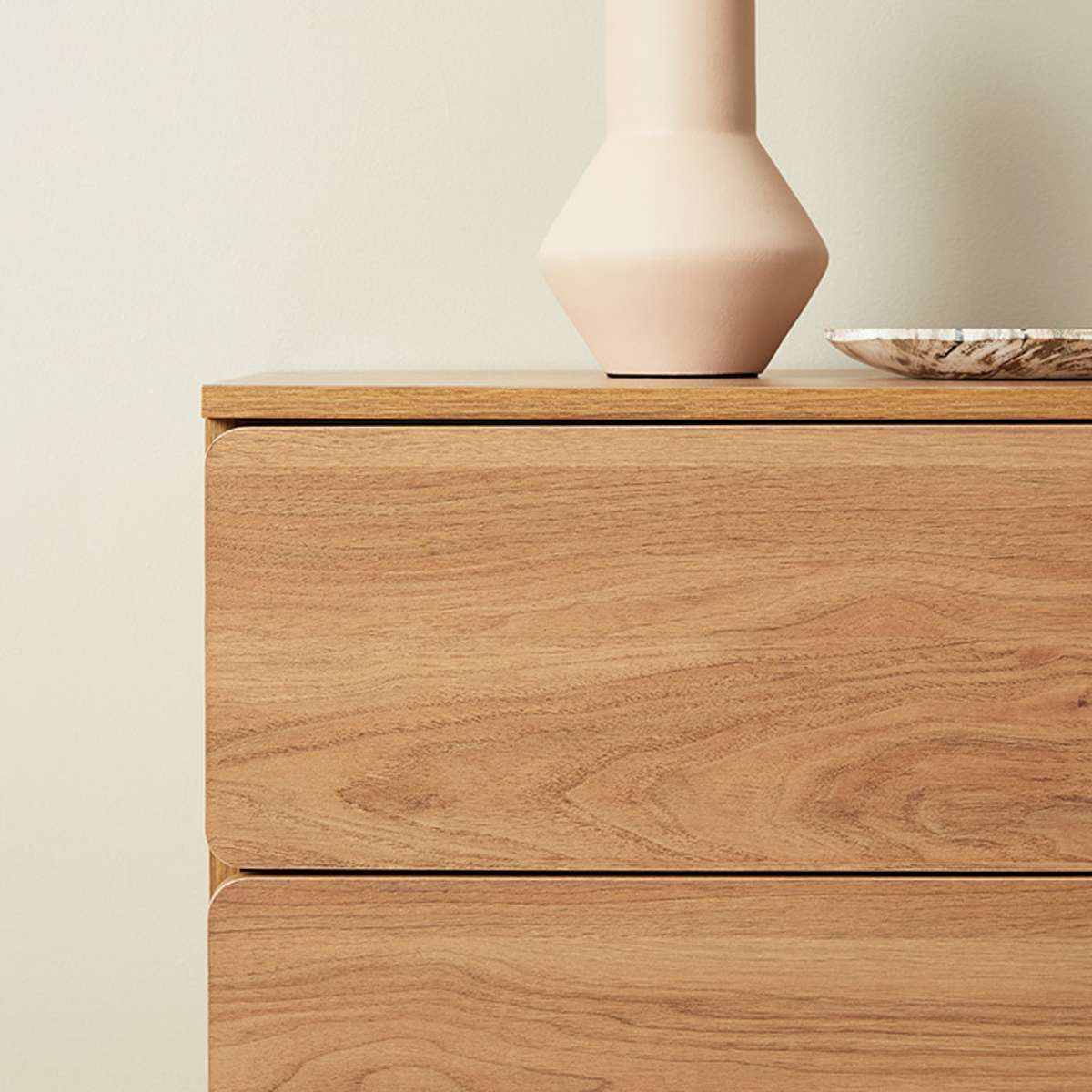 Leeroy Six Drawer - Hazelnut - Mocka New Zealand